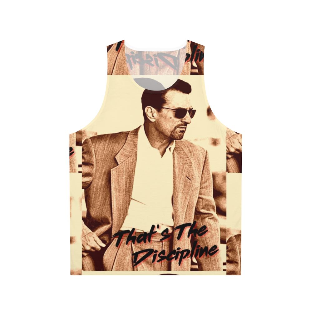 Unisex tank top with iconic portrait of Robert De Niro and Al Pacino from the movie 'Heat'