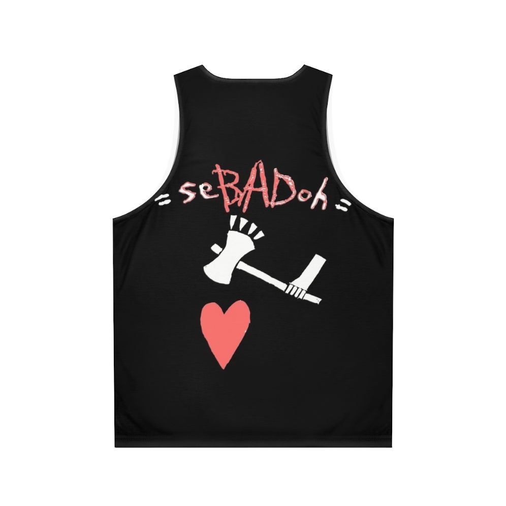 Sebadoh unisex tank top featuring vintage 80s band graphic - Back