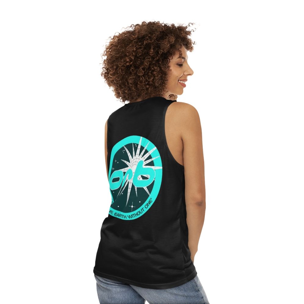 The Orb 90s Electronic Music Unisex Tank Top - women back