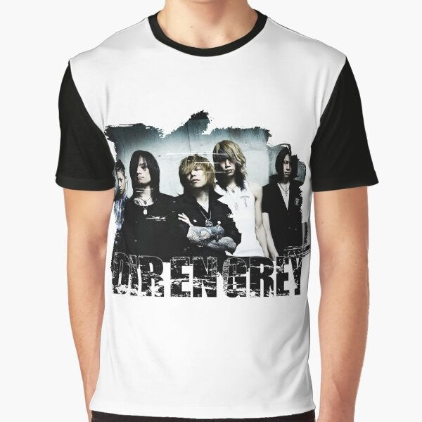 Dir En Grey Graphic T-Shirt featuring the Japanese metal band's logo and artwork