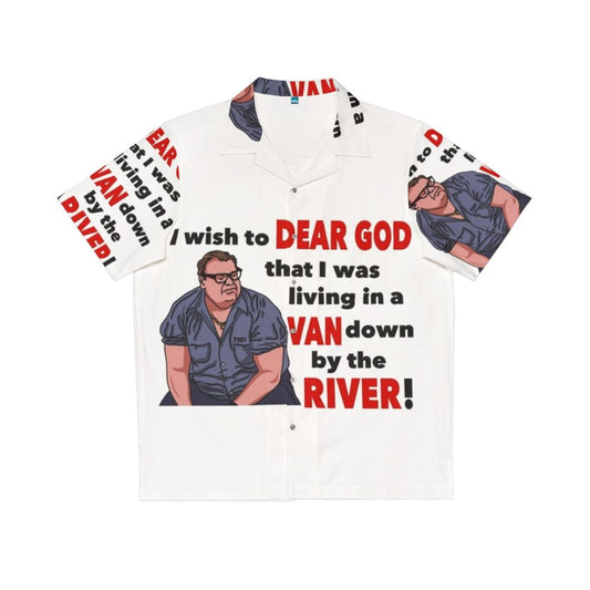 Chris Farley Matt Foley "Scared Straight" Hawaiian Shirt