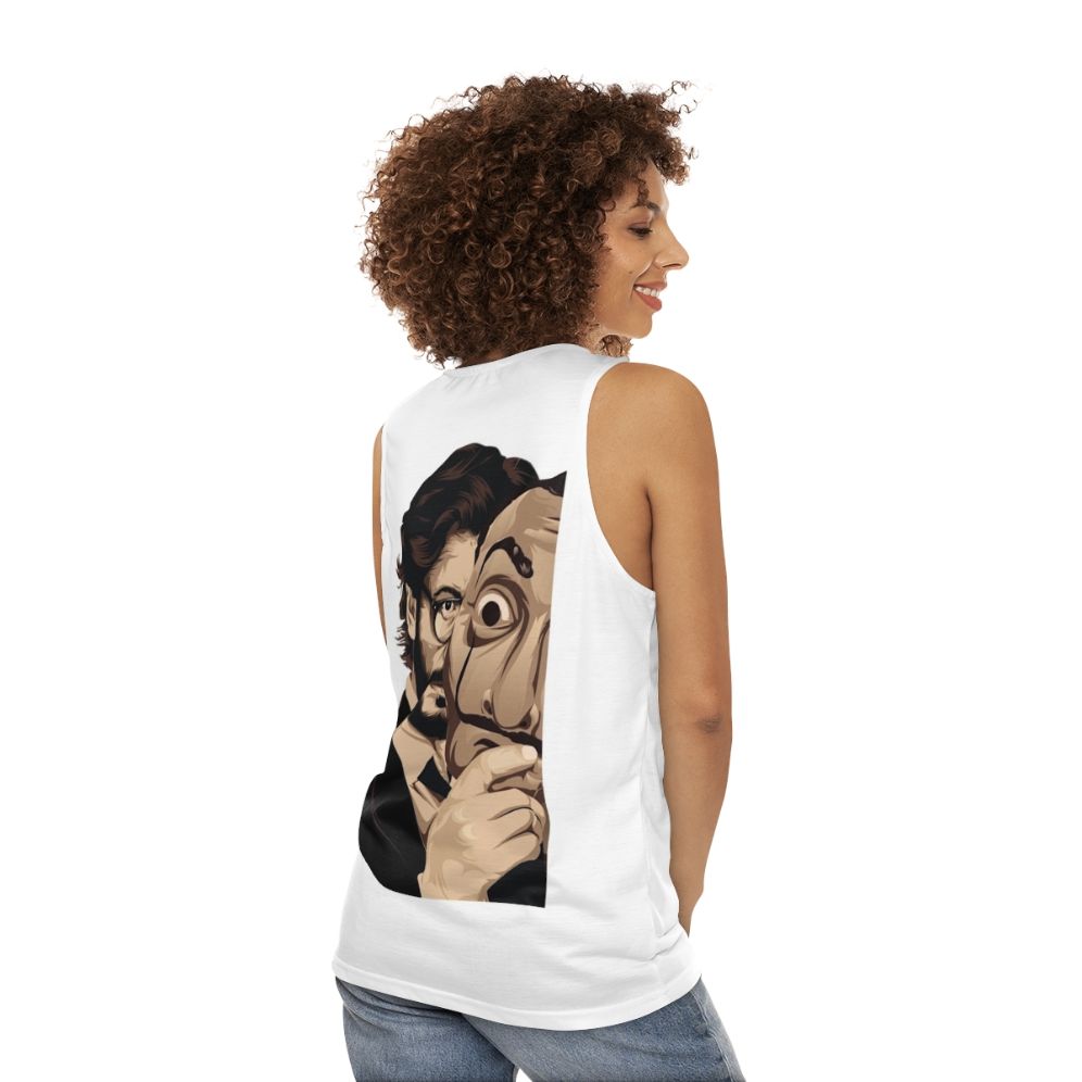 Money Heist Unisex Tank Top - women back