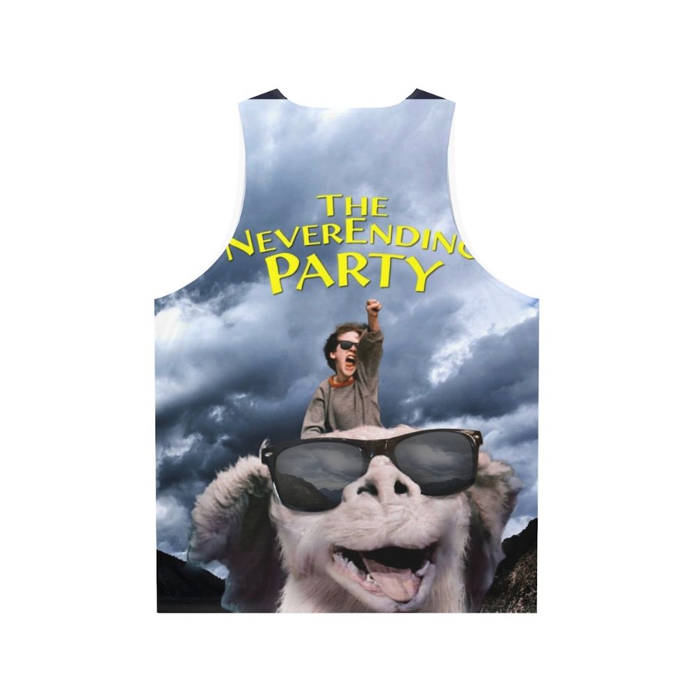 Unisex "The Neverending Party" fantasy-inspired tank top - Back