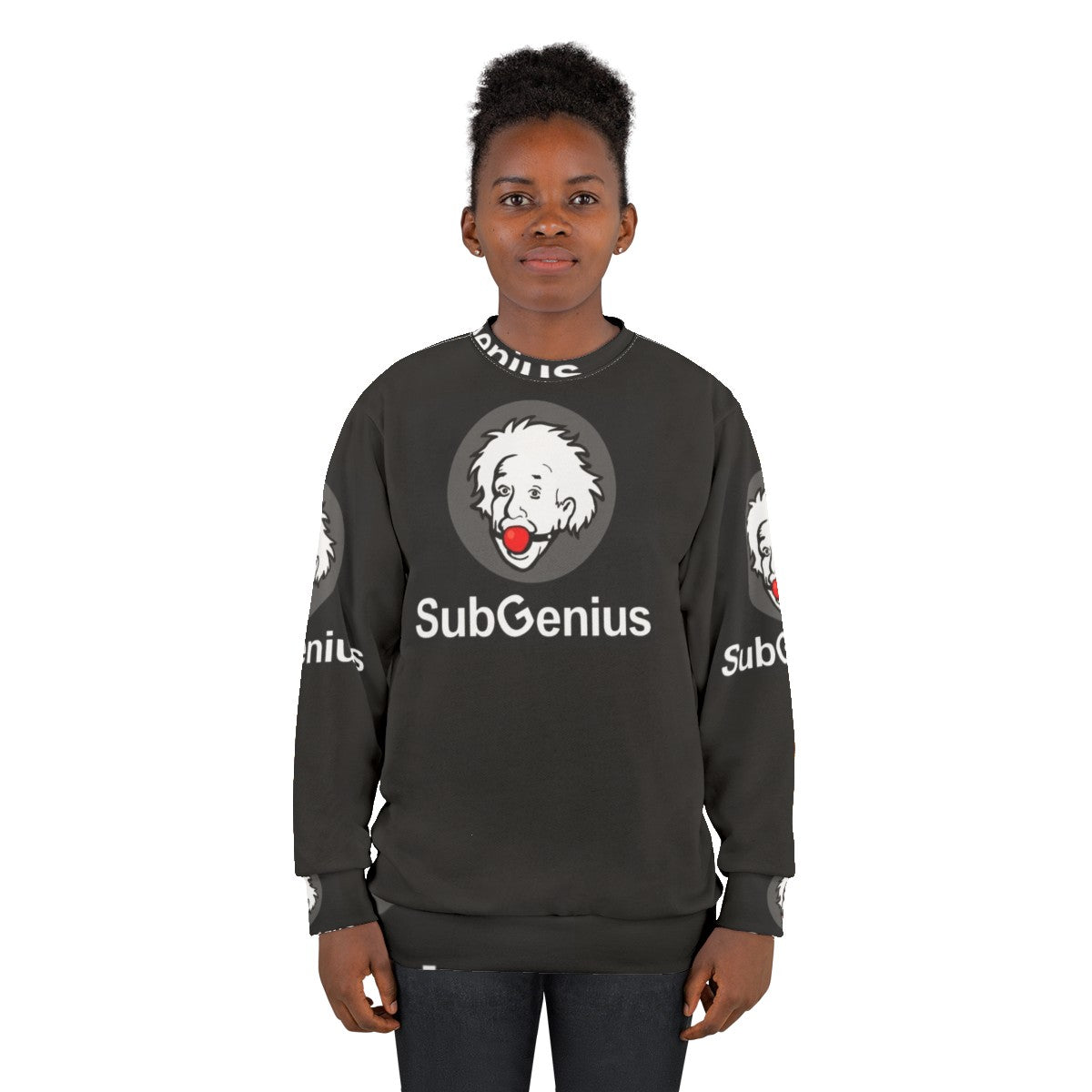 Subgenius 3 Funny Novelty Sweatshirt - women