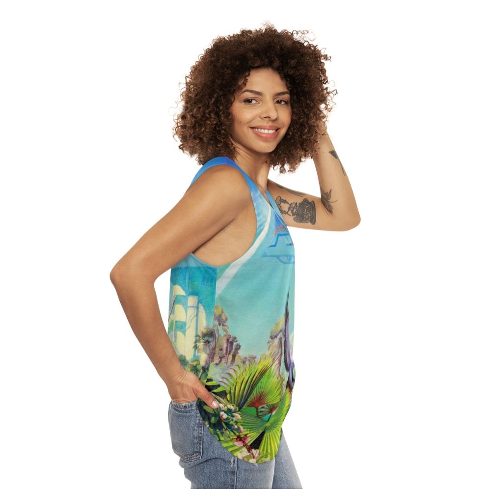 Alpha Unisex Tank Top - women side