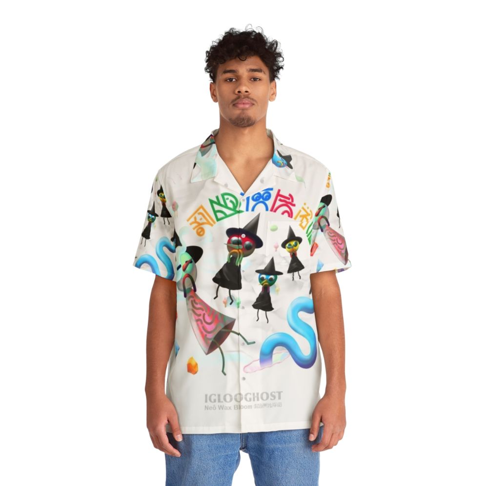 Iglooghost Neo Wax Bloom Hawaiian Shirt - People Front