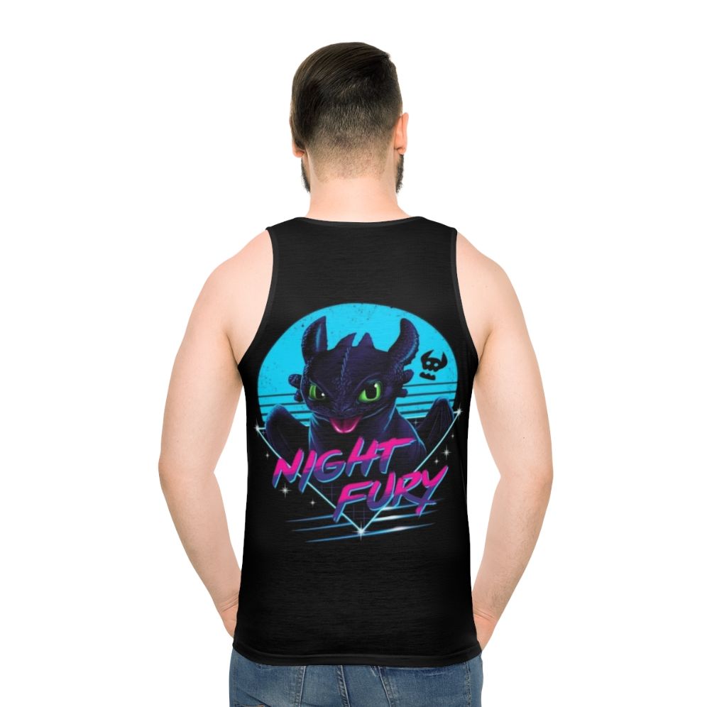 Toothless Night Fury Unisex Tank Top - men back