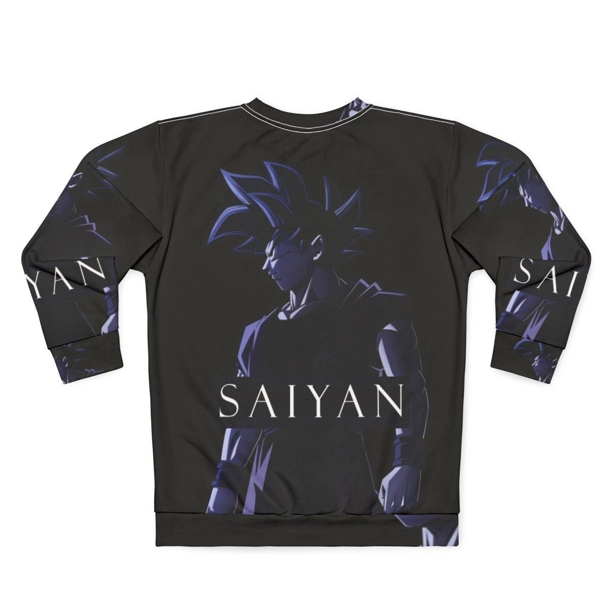 Goku the Strongest Saiyan Dragon Ball Super Themed Sweatshirt - Back