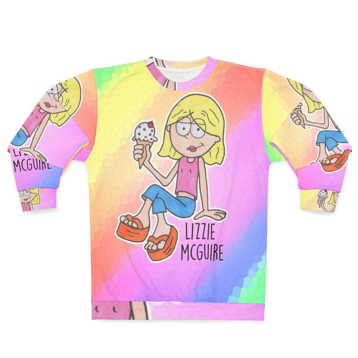 Lizzie McGuire Cartoon Graphic Sweatshirt