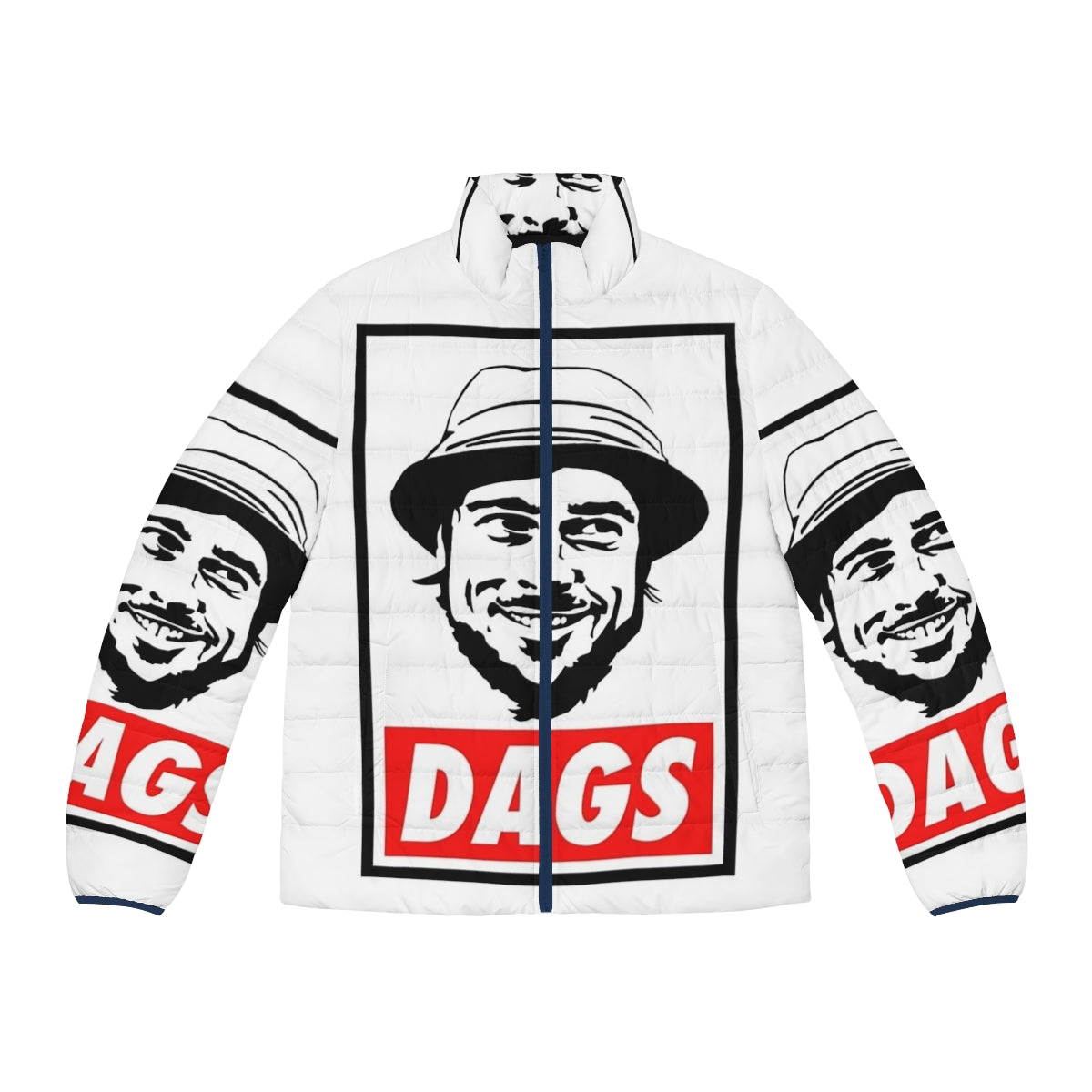 Micky Dags-inspired puffer jacket for men