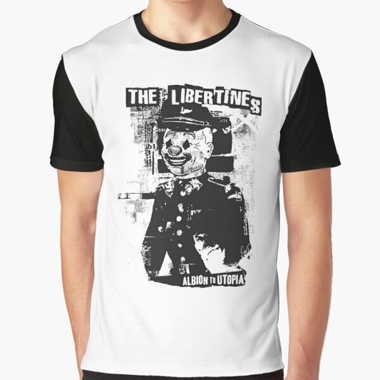 The Libertines Punk Rock Band Logo Graphic T-Shirt