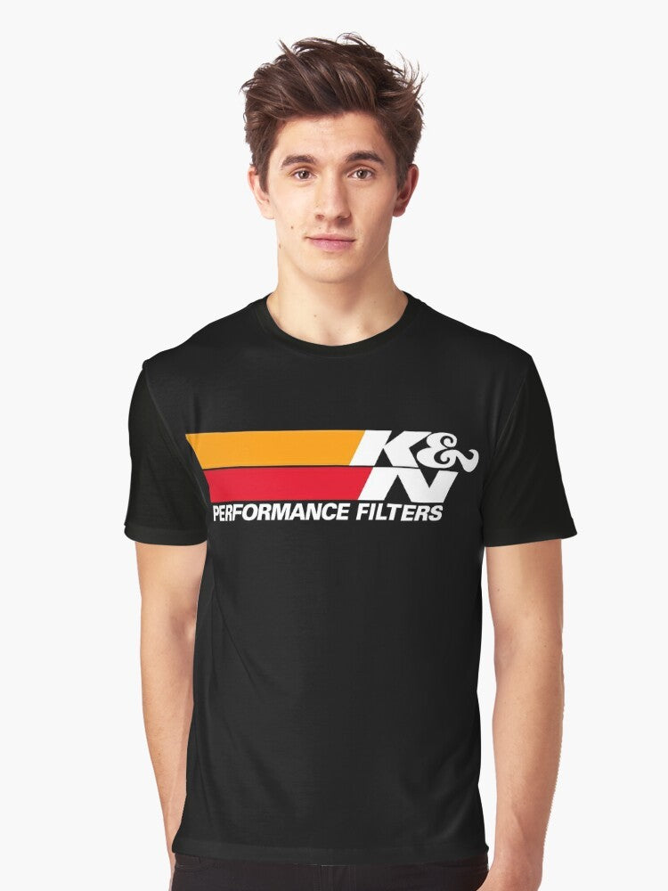 K&N performance air filter and cold air intakes graphic t-shirt - Men