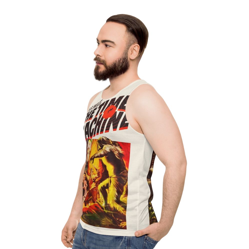 The Time Machine Unisex Retro Cult Classic Sci-Fi Tank Top - men side