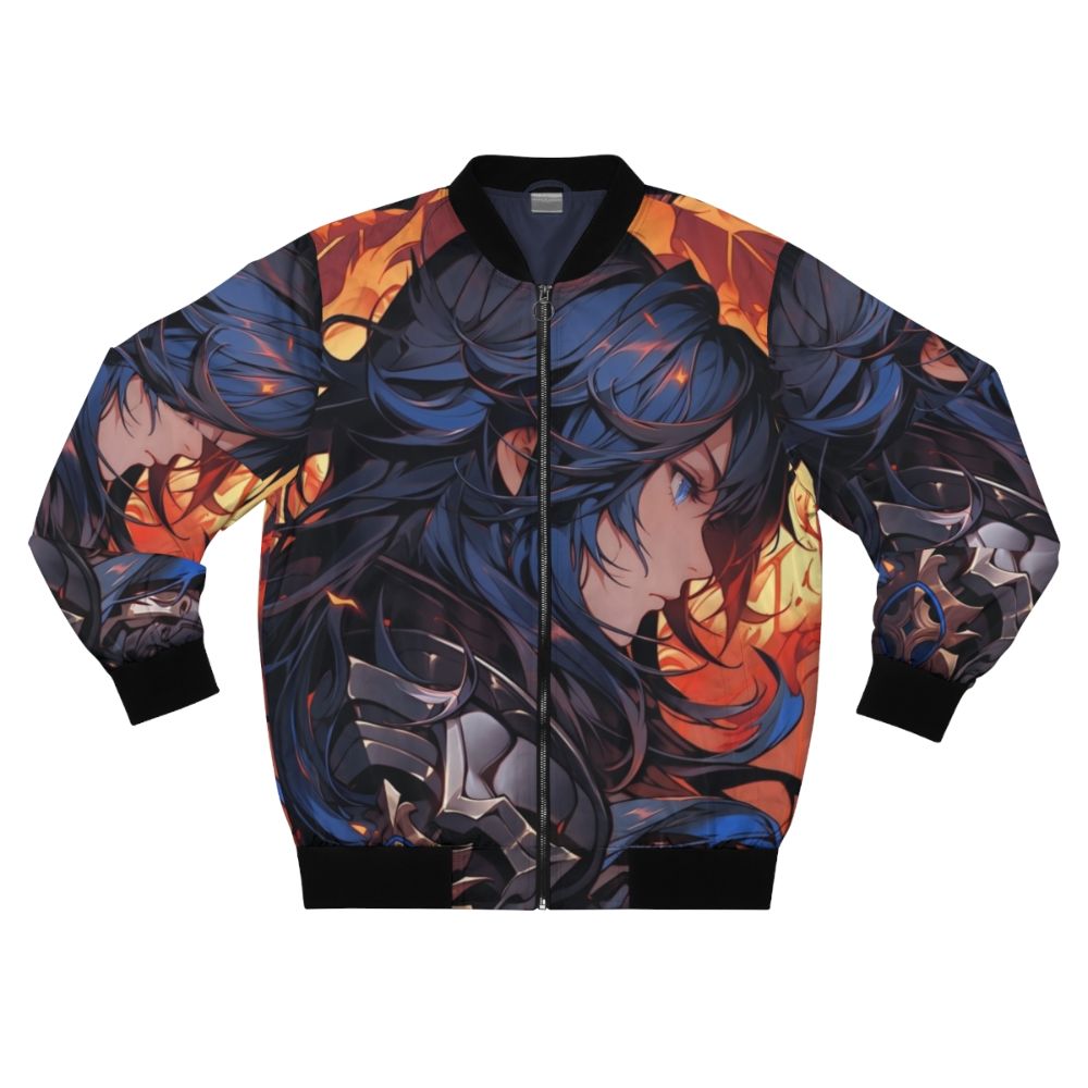 Alear Cyberpunk Bomber Jacket with Anime-Inspired Design