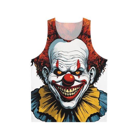 Vintage Evil Clown Unisex Tank Top