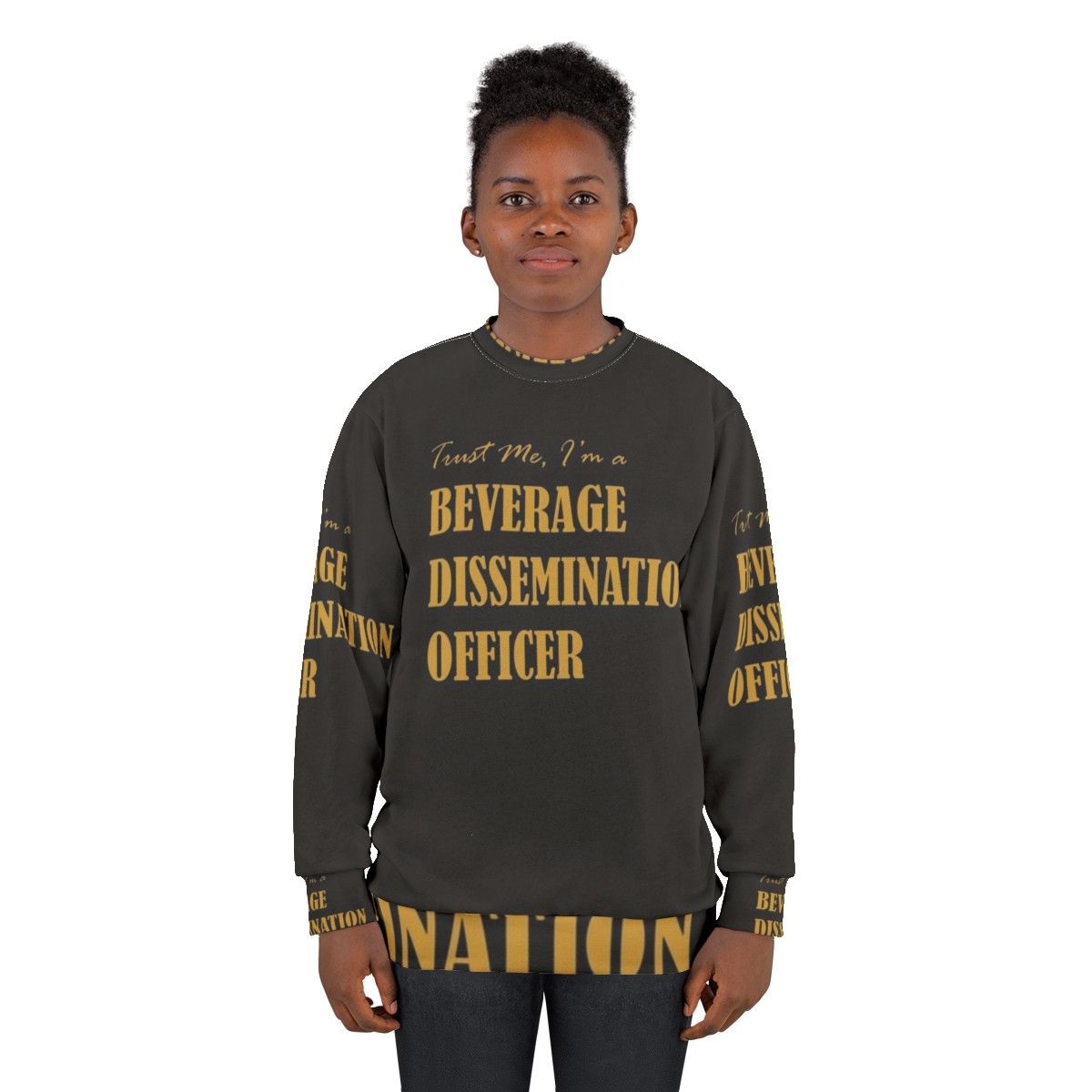 Beverage Dissemination Officer Sweatshirt - Funny Bartender Shirt - women