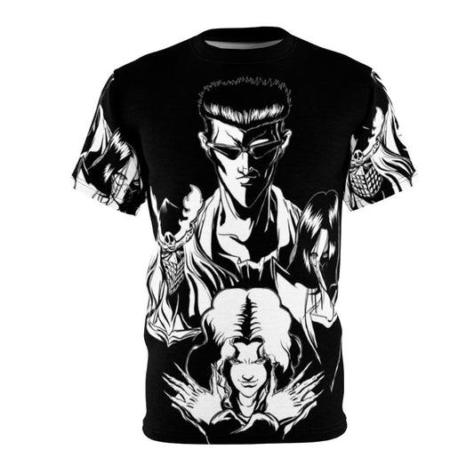 Anime inspired Yu Yu Hakusho graphic t-shirt featuring the Toguro brothers and other characters.