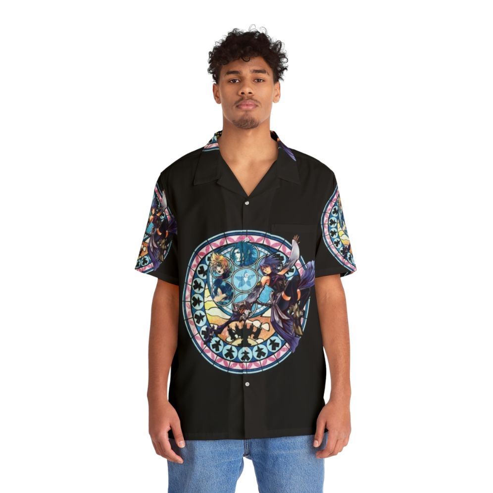 Aqua Kingdom Hearts Blue Hawaiian Shirt - Lifestyle