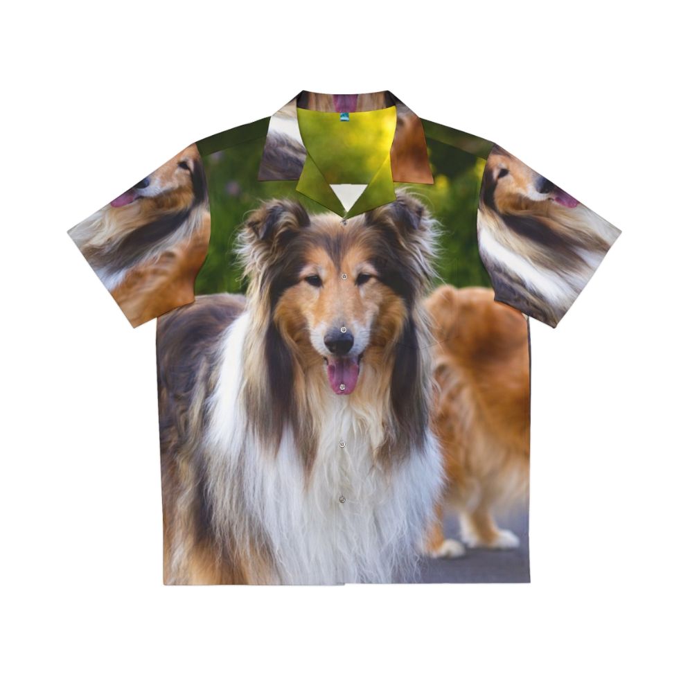 Diamond and Gold Collies Hawaiian Shirt