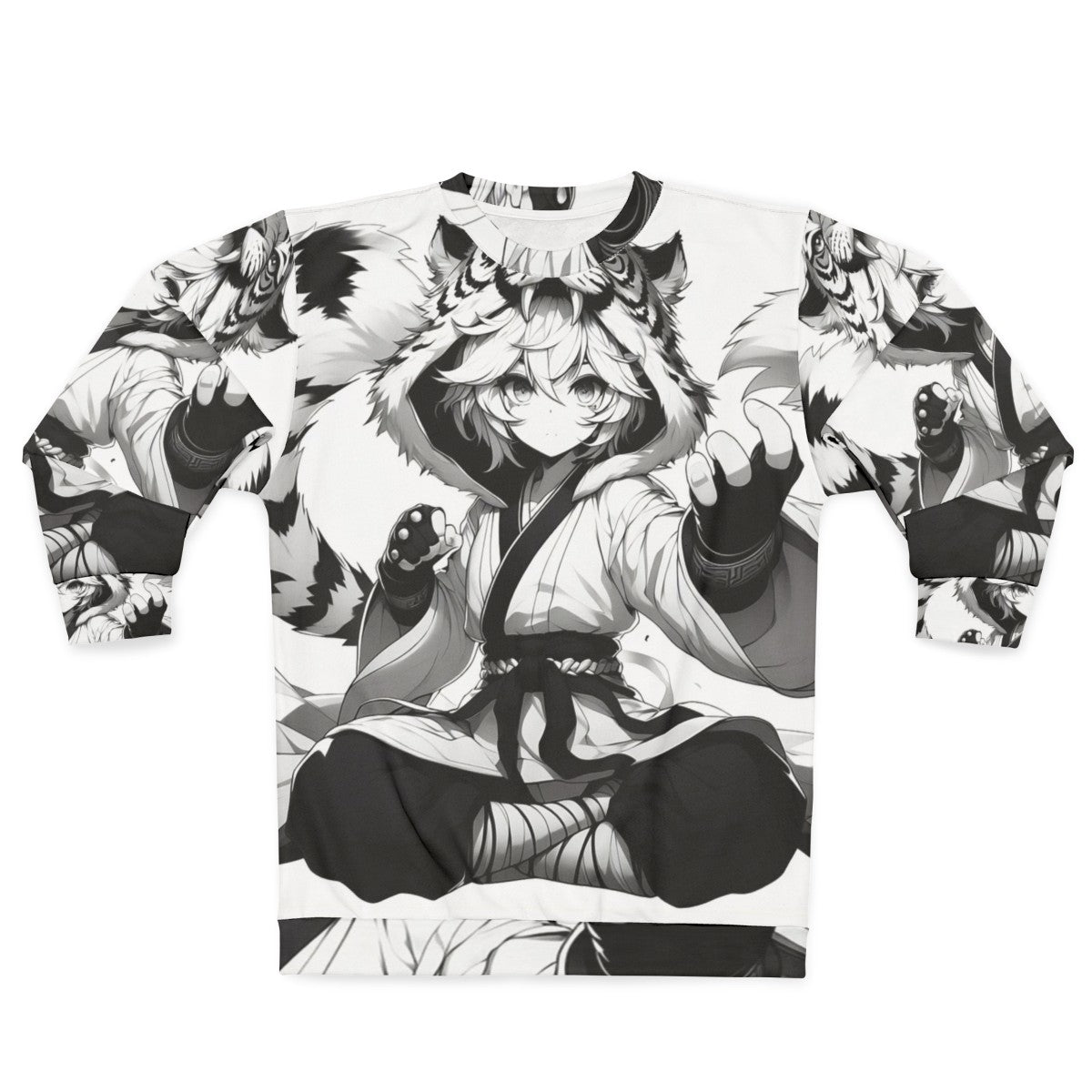 Furry Martial Arts Sweatshirt featuring anthropomorphic animal design