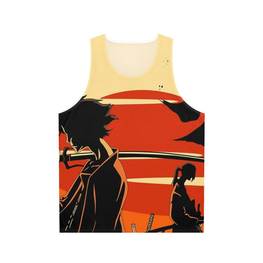 Sunset Samurai Unisex Tank Top