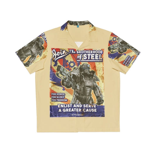 Brotherhood of Steel Propaganda Poster Hawaiian Shirt