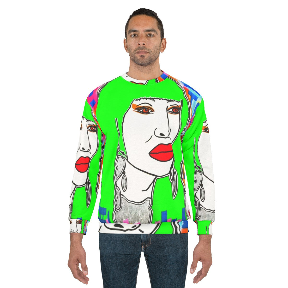 Pete Burns Dead or Alive Pop Music Graphic Sweatshirt - men