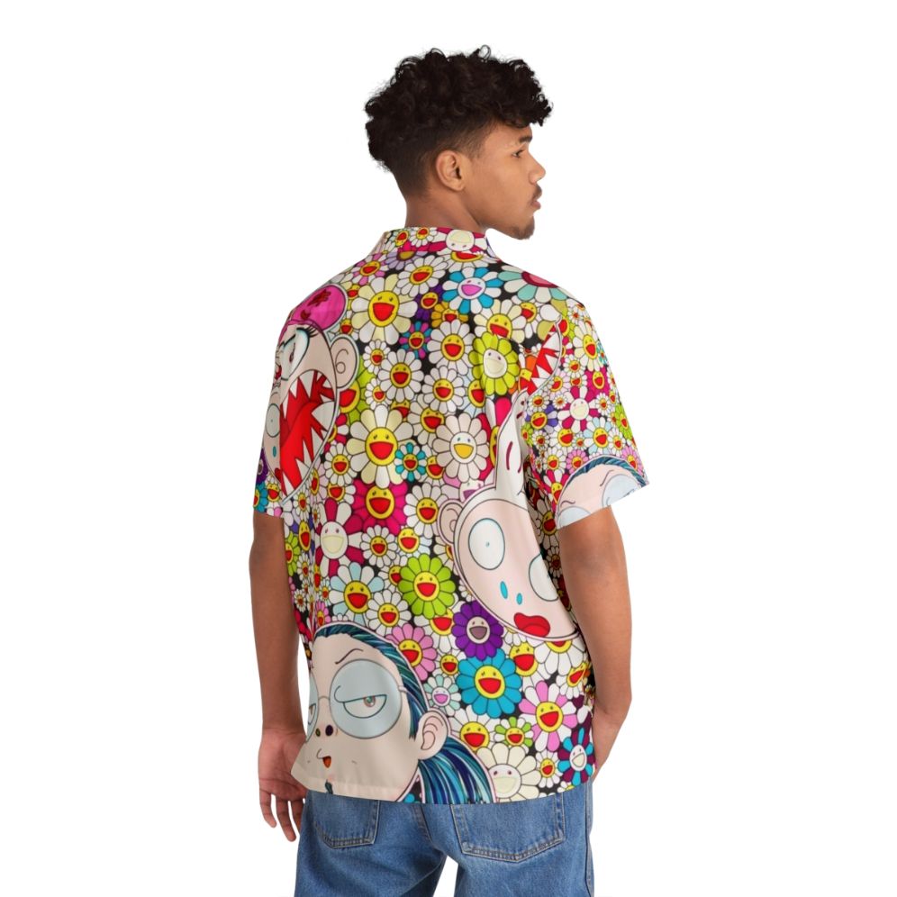 Takashi Murakami Kakai Kiki N Me Hawaiian Shirt - People Back