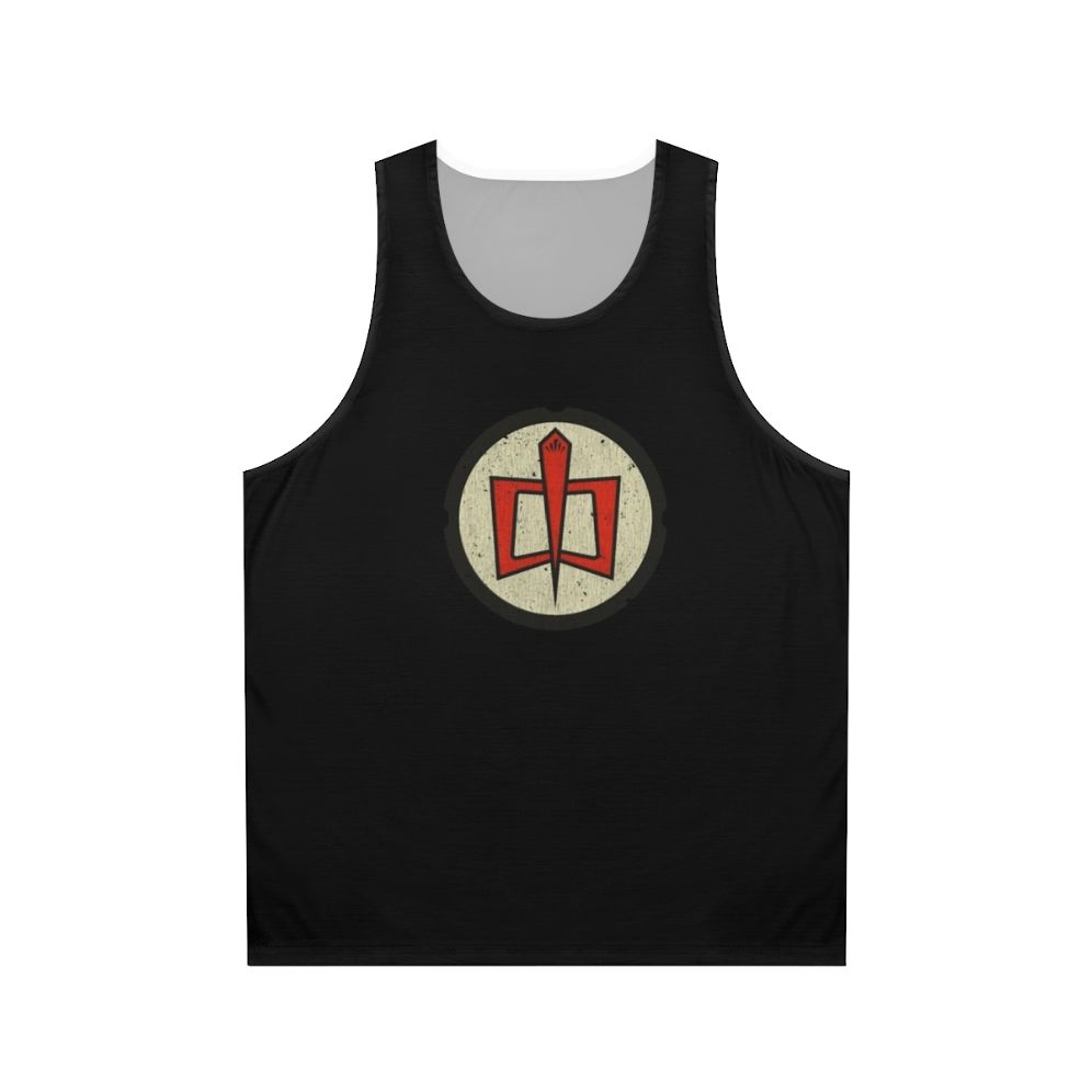 Retro superhero unisex tank top