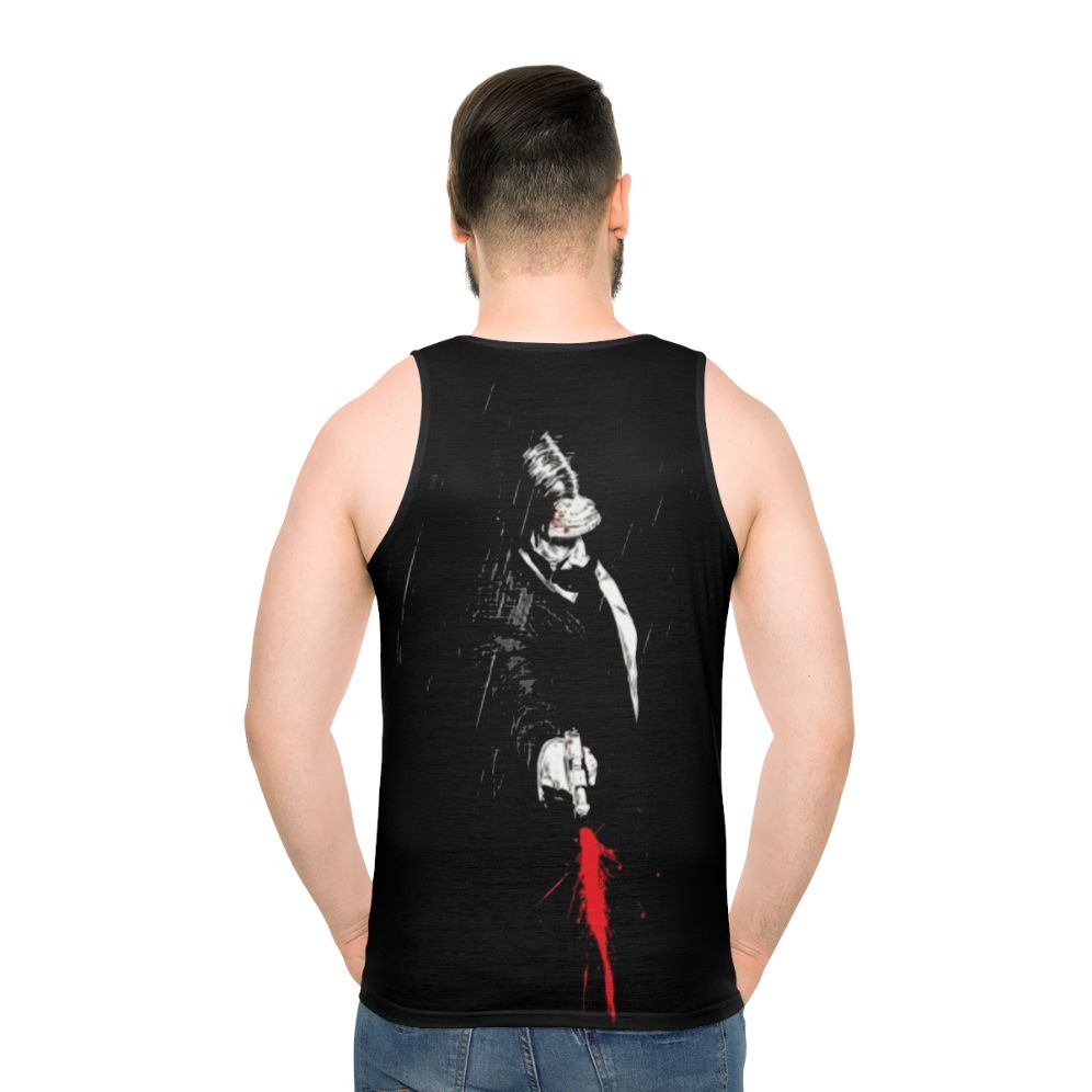 Baba Yaga Unisex Tank Top - men back