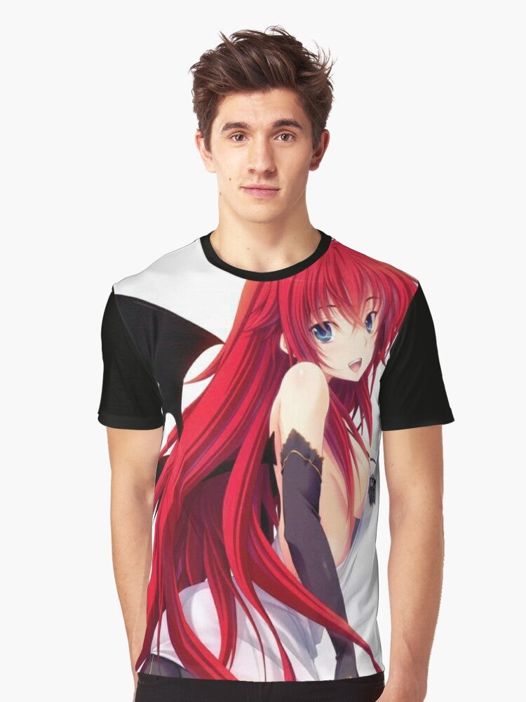 Rias Gremory Anime Graphic T-Shirt, Highschool DxD Merchandise - Men