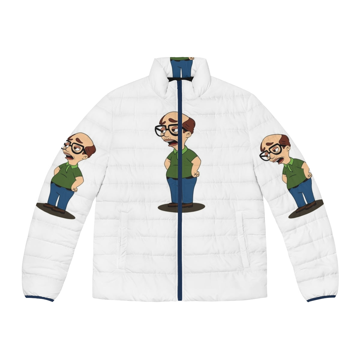 Big Mouth Andrew Glouberman Puffer Jacket, featuring the beloved character from the hit Netflix series