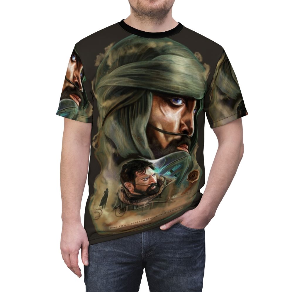 Dune Inspired Stilgar Painting Graphic T-Shirt - men front