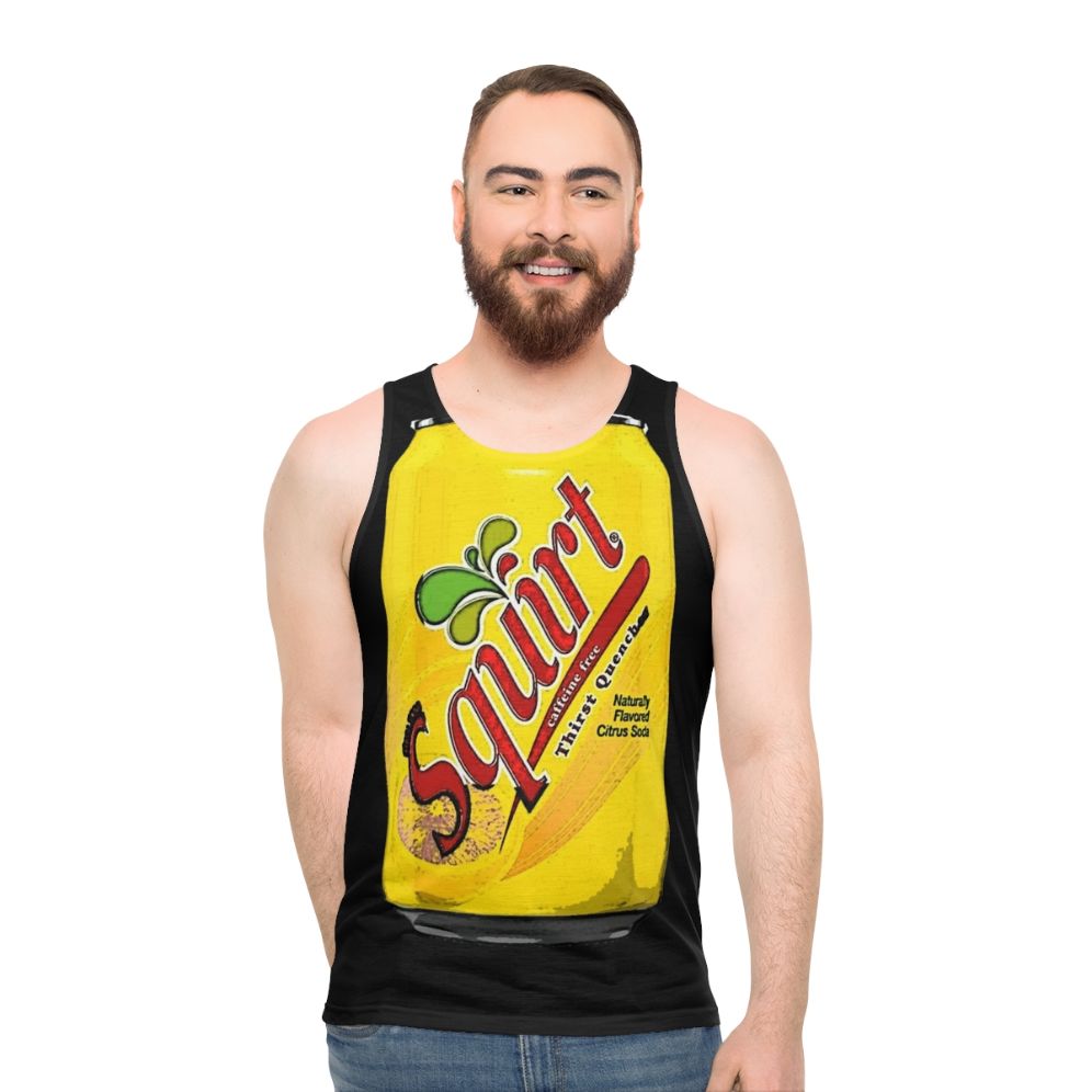 Vintage Squirt Soda Unisex Tank Top - men