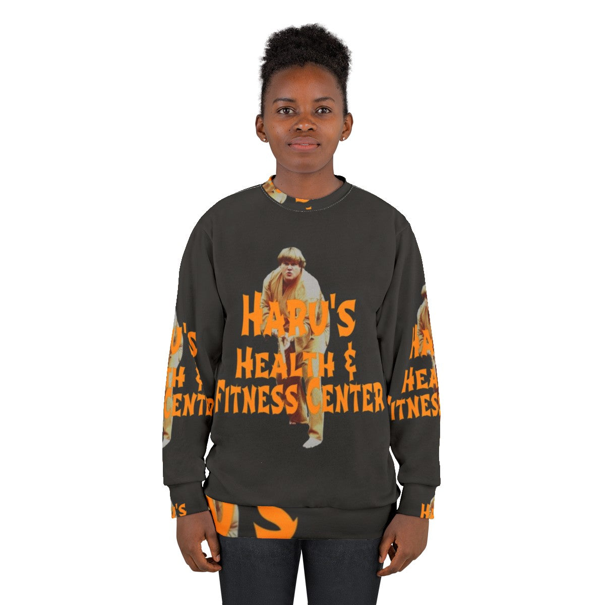 Haru's Health and Fitness Classic Workout Sweatshirt - women