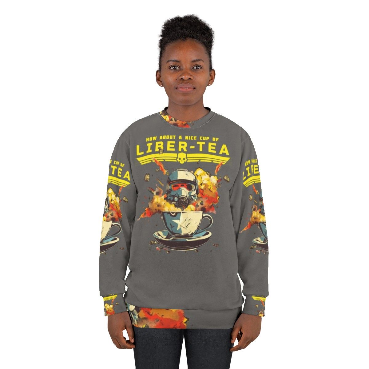 Helldivers II Co-Op Shooter Sweatshirt - women