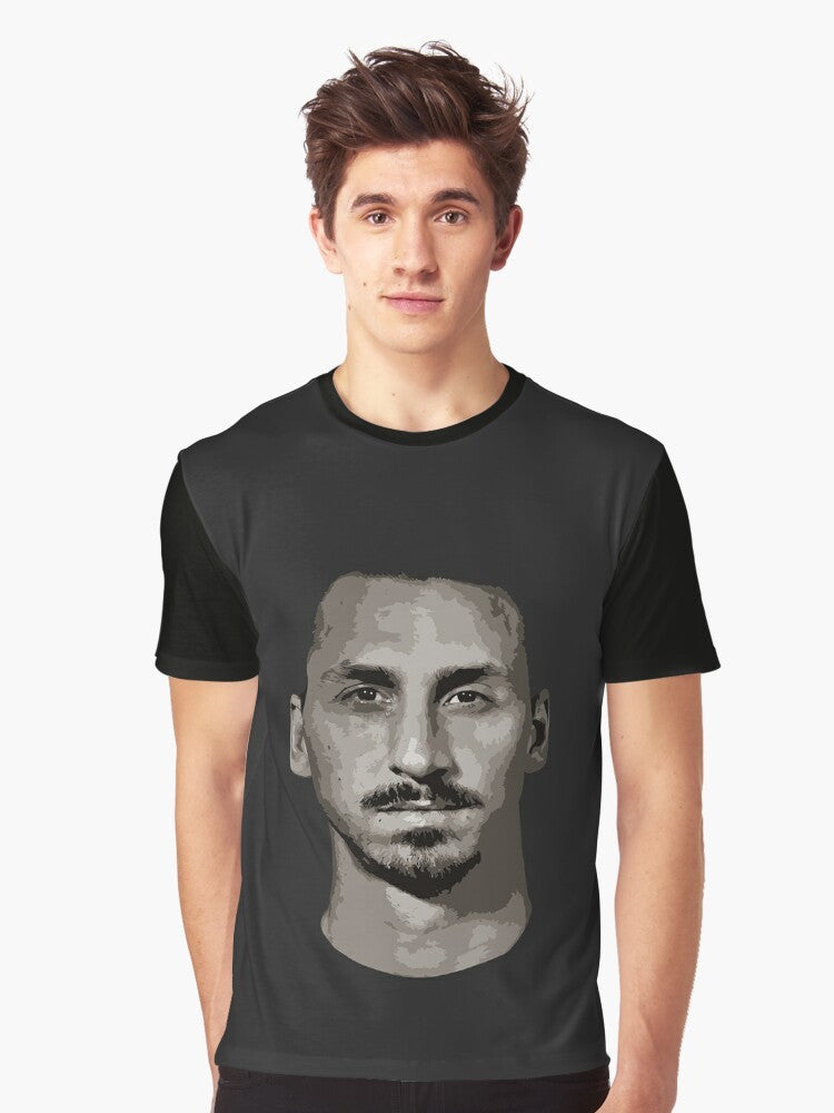 Zlatan Ibrahimovic graphic t-shirt with sketch design - Men