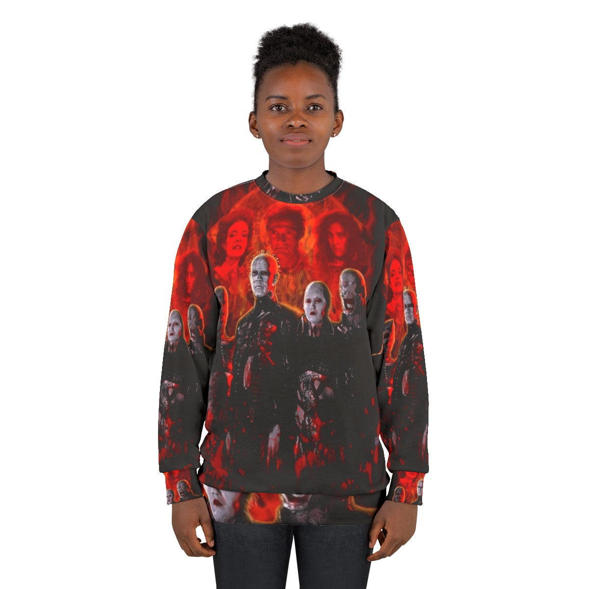 Cenobites Pinhead Horror Puzzle Box Sweatshirt - women