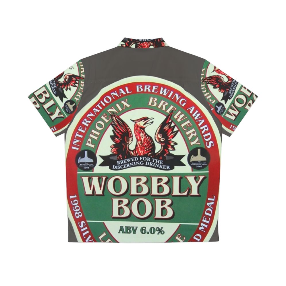 Wobbly Bob Legendary Ale Hawaiian Shirt - Back