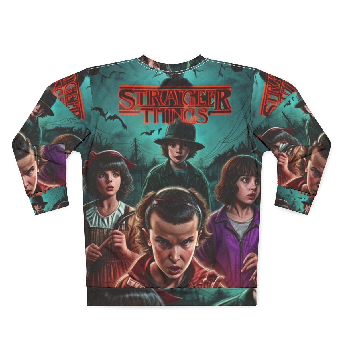 Halloween Stranger Things Eleven Sweatshirt - Back