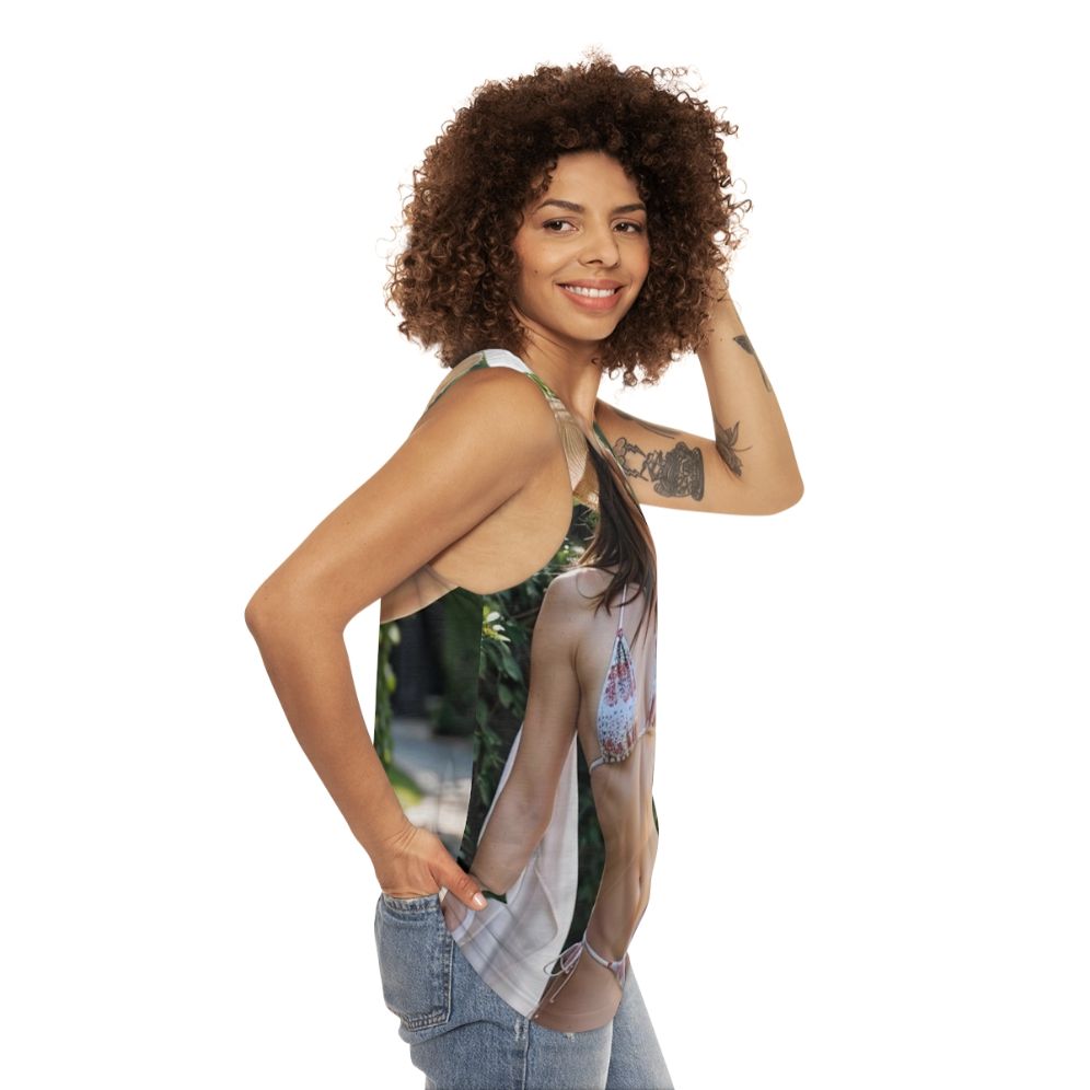 Sandra Bullock inspired sexy unisex tank top - women side