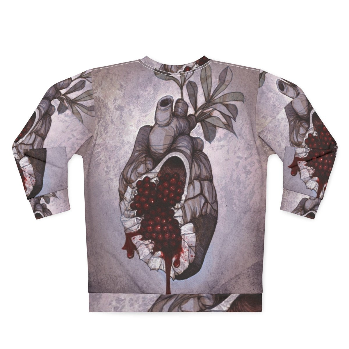 Persephone's Anatomical Heart Sweatshirt - Back