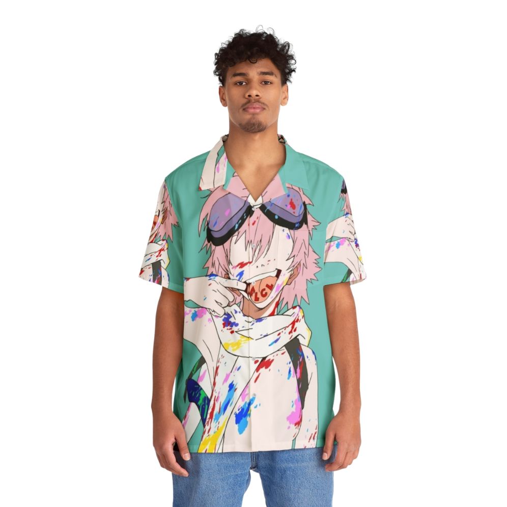 FLCL Haruko Haruhara Hawaiian Shirt - People Front