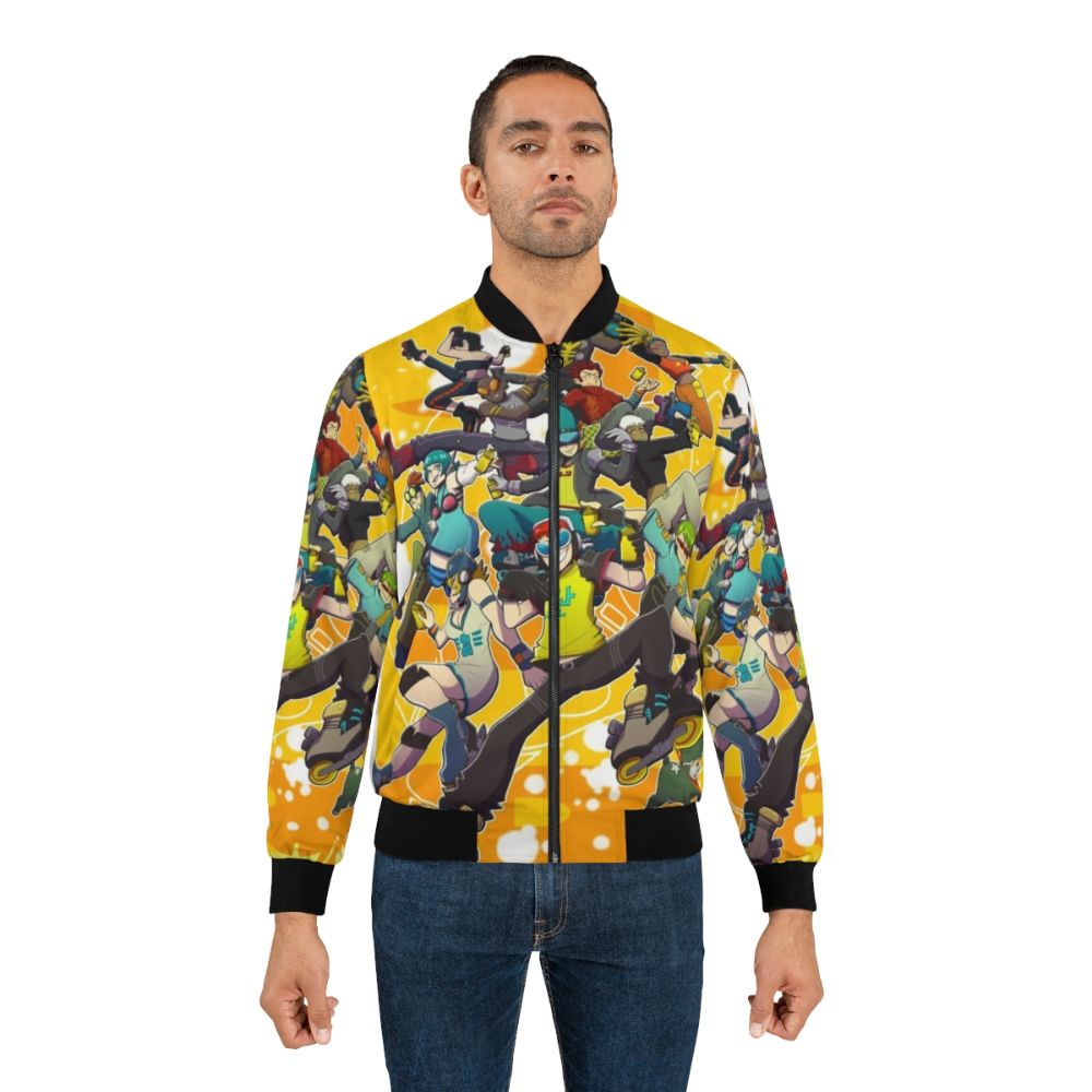 Jet Set Radio inspired bomber jacket with graphic design - Lifestyle