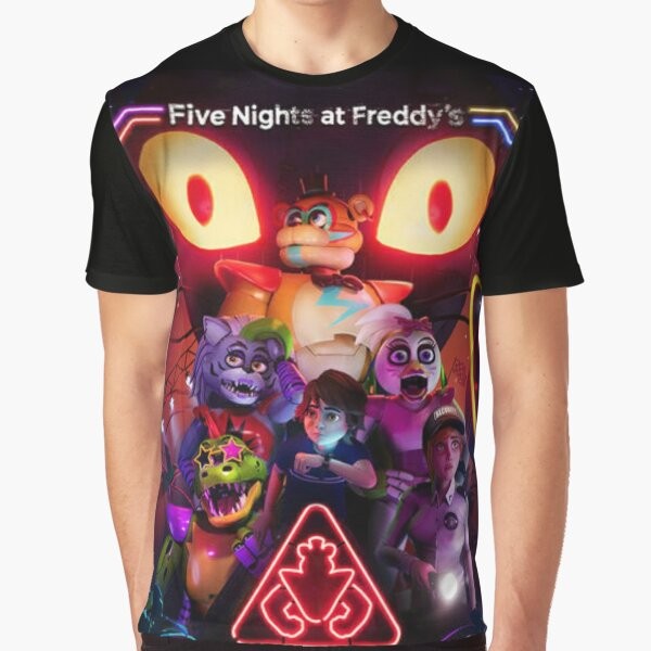 FNAF Security Breach graphic t-shirt with Vanny character from the Five Nights at Freddy's video game