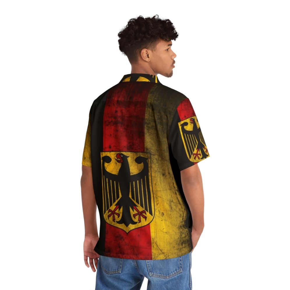 German flag eagle coat of arms Bundesadler Hawaiian shirt - People Back