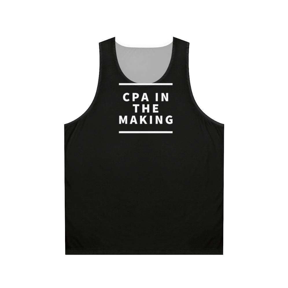 Cpa in the Making Unisex Tank Top