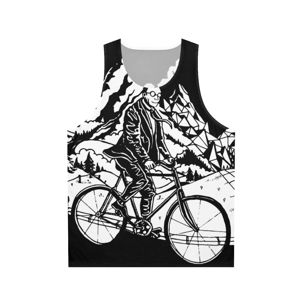 Psychedelic art bicycle day 1943 unisex tank top