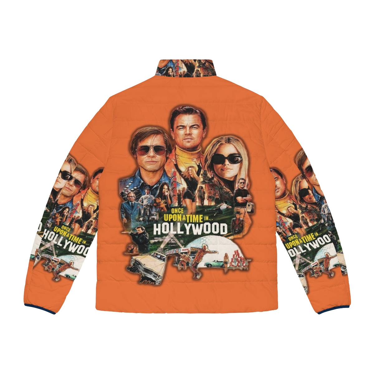 Quentin Tarantino "Once Upon a Time in Hollywood" inspired puffer jacket - Back