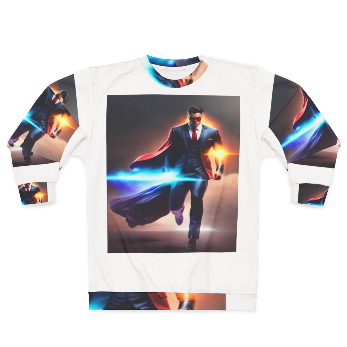 Superhero graphic sweatshirt